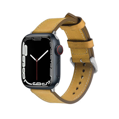 Apple Watch Leder Look Band Armband für 38mm 40mm 42mm 44mm Serie 7 6 SE 5 4 3 2 1