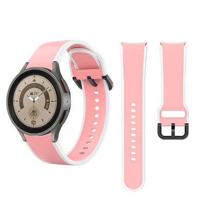 Doppelgesichts-Silicon-Uhrband für Samsung Galaxy Watch 5 40mm 44mm 3-7 Tage Lieferung