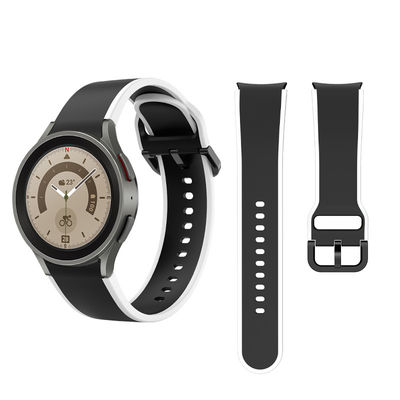 Doppelgesichts-Silicon-Uhrband für Samsung Galaxy Watch 5 40mm 44mm 3-7 Tage Lieferung
