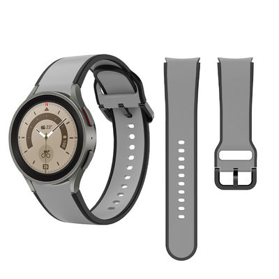 Doppelgesichts-Silicon-Uhrband für Samsung Galaxy Watch 5 40mm 44mm 3-7 Tage Lieferung