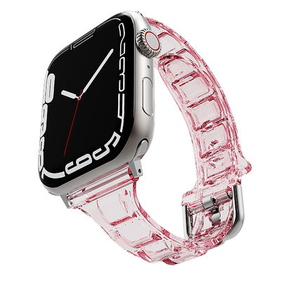 6 Farben Weiches und Bequemes Silikon-Uhrband für Apple Watch Serie 7 41mm 45mm