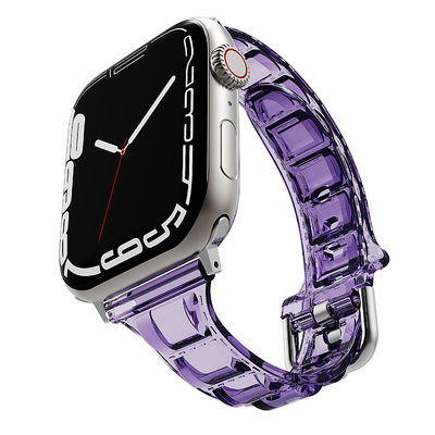 6 Farben Weiches und Bequemes Silikon-Uhrband für Apple Watch Serie 7 41mm 45mm