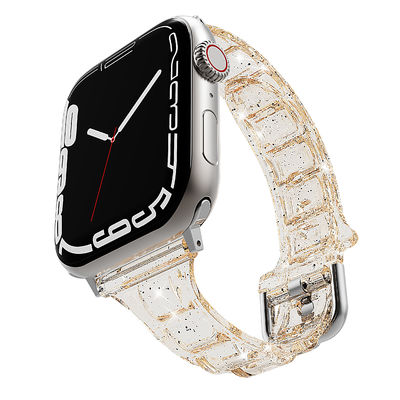 6 Farben Weiches und Bequemes Silikon-Uhrband für Apple Watch Serie 7 41mm 45mm