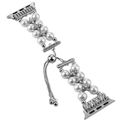 OEM ODM Frauen Metall Diamanten Schmuck Armband Armband Mode Handgemachte Uhren Gürtel Für iWatch Serie 8 7 6 5 4 3 2 1