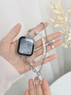 Edelstahl Schmuckband für Apple Watch 38mm Serie 8 7 6 5 4 3 2 Smart Watch