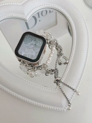41mm Bandbreite Schmuck Edelstahl iWatch Strap für elegante und weibliche Smartwatch