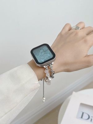 41mm Bandbreite Schmuck Edelstahl iWatch Strap für elegante und weibliche Smartwatch