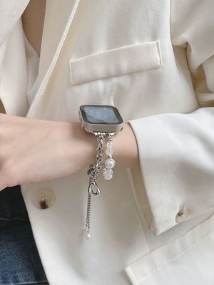 41mm Bandbreite Schmuck Edelstahl iWatch Strap für elegante und weibliche Smartwatch